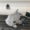 Kreativer Cartoon-Männer- und Frauen-Haifisch-Rucksack Persönlichkeit Lustiger Trend-Rucksack Große Kapazität Lässige Schultasche