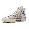 Converse Chuck 70 High Paint Splatter - Egret Unisex Sneakers Cream Digital-Blue 170802C