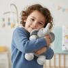 Soft Stuffed Animals Toys Gray Stuffed Dolls Sleeping Pillow Elephant Plush Pillow  Girl Boy