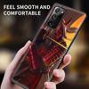 Samurai Black Soft Phone Case for Samsung Galaxy S21 S20 FE Note 20 Ultra S10 Lite S9 Plus S8 S10e TPU Cover Shell