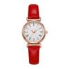 Analog Quartz Watches for Women Fashion Adjustable Leather Strap Wristwatch Elegant Easy Read Roman Numerals Dress Watch Gifts for Mom Wife Birthday