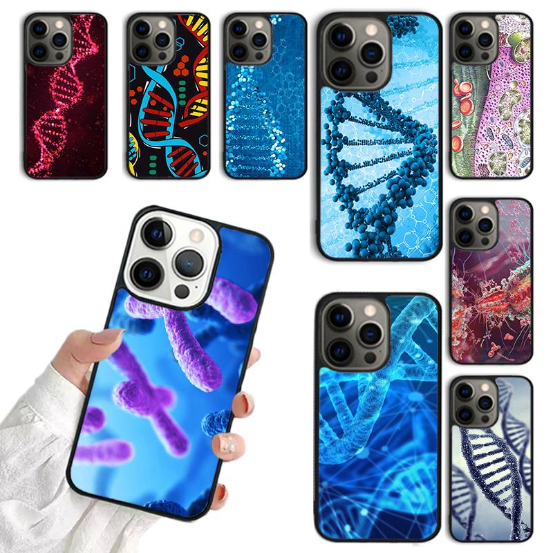 Science DNA Biology Phone Case For iPhone 17 Air 16 15 14 13 12 Pro Max Plus Max Cover Shell Coque