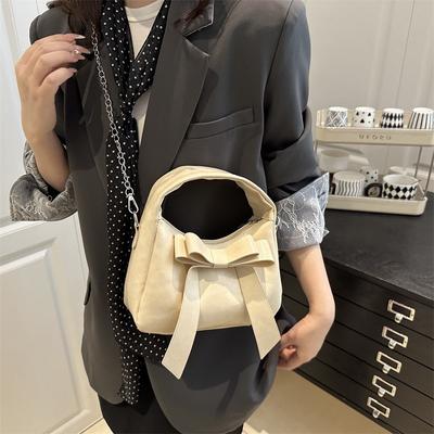 Beautiful Casual Bow Sweet Handbag Summer Versatile Chain Shoulder Messenger Bag Women
