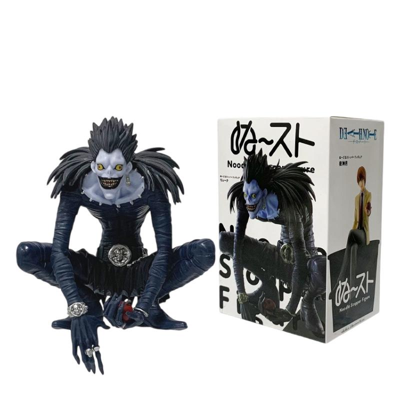 8/16Cm Anime Death Note Figure L Lawliet Ryuk Holding Apple Model For Car Ornament Figurine Fans Collection Christmas Gift