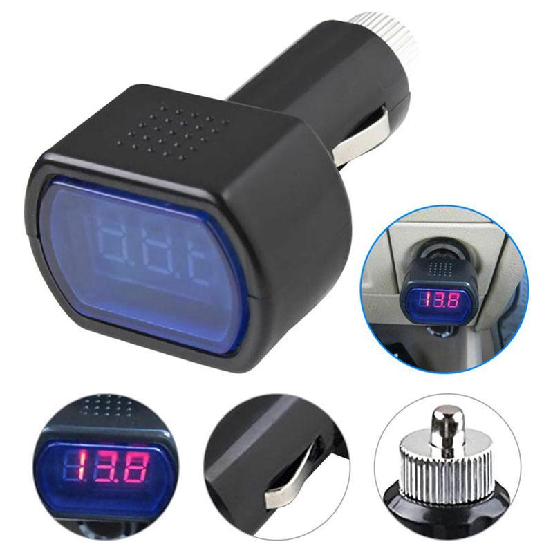 LED Electrical Usage Meters LED Car Battery Voltmeter Lighter Socket Tester 
