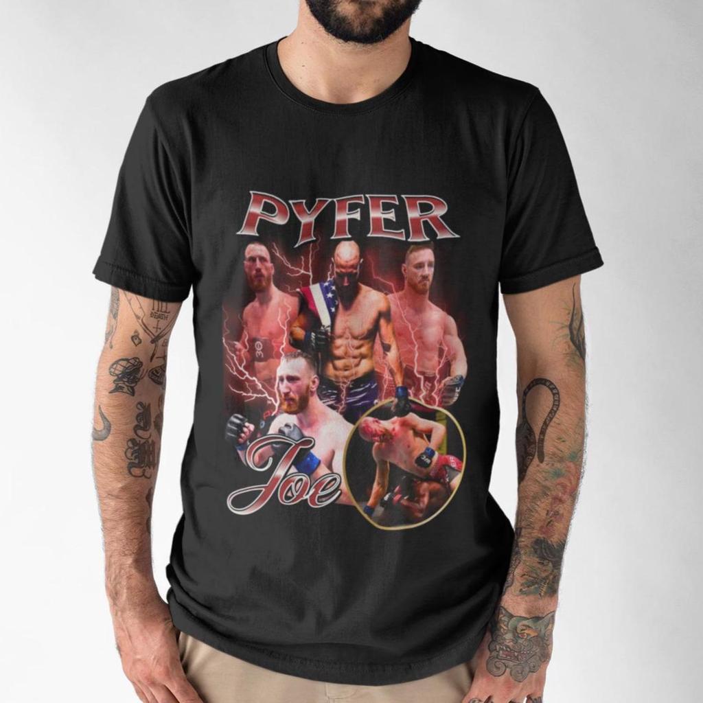 Joe Pyfer Vintage Style UFC Mma T-Shirt Retro 90's Style Bootleg T-Shirt Oversized Sport Tee Gift for UFC T-Shirt Joe Pyfer UFC Shirt Champ