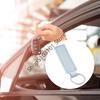 X6HE Anti Scratch Keychain Organizers Lightweight PU Leather Construction For Drivers Cyclists Daily Commute Cycling