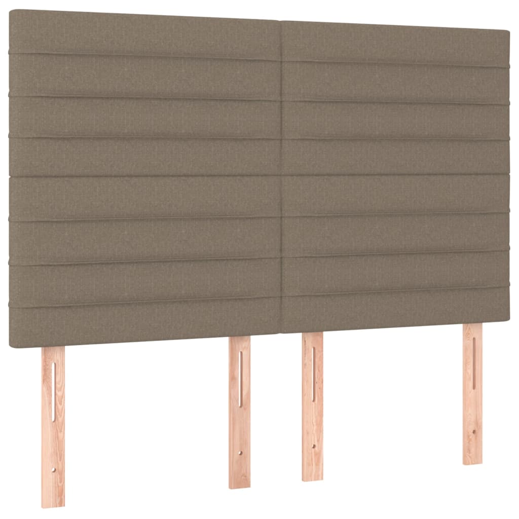 Vidaxl Rama Łóżka Bez Materaca, Taupe, 140X200 Cm, Obita Tkaniną