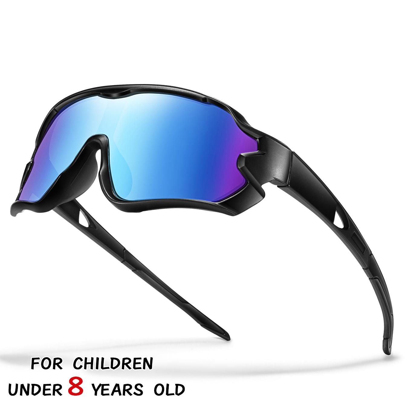 Fable Unisex Kids Uv400 Kids Sunglasses 1-8 Years Old Boys Girls Cycling Riding Outdoor Sports Goggles Camping Fishing Bike Eyewear