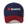 Wurth Hand Tools Black and White baseball cap Stylish Leisure Amusing Printed Streetwear Vintage Harajuku caps mesh trucker hat
