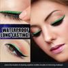 2 In 1 Eyeliner Eyelash Stickers Reusable Self Adhesive Long Lasting Glitter Shiny Natural Waterproof Patch Party Cosplay Makeup
