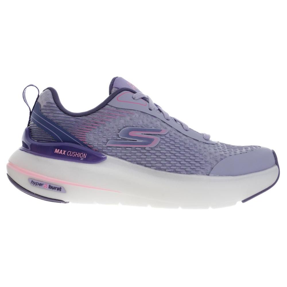 Skechers Go Run Max Comfortable Versatile Shock Absorbing Durable Breathable Low Top Running Shoes Women Sneakers Purple 129293-LAV