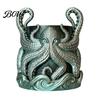 Elegant Decorative Planter 3D Printed Octopus with Tray, Creative Succulents Flower Pot, Weather-Resistant Crack-resistant Plant Holder Planting