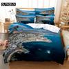 Sea Fashion Bedding Set 2/3pcs 3D Digital  Printing Duvet Cover Sets 1 Quilt Cover + 1/2 Pillowcases US/EU/AU Size