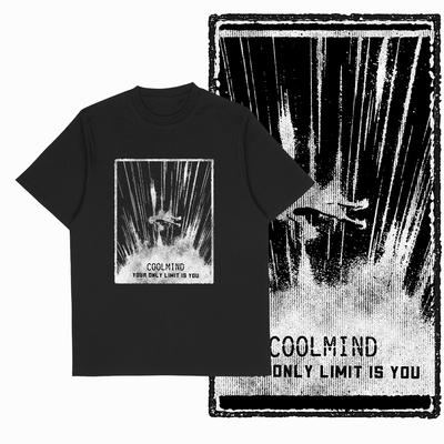 Coolmind ZF028 100% Cotton Short Sleeve Exclusive Graphic Vintage Men T Shirt Big Size Cool O-neck Men Tshirt Casual Tee Shirts