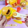 1 Set Kreatives Stressabbau-Set Lustiges Burger-Fütterungsspielzeug Löffel Rollenspielzeug Kinder Fantasievolles Spiel Geschenke für Jungen und Mädchen