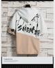 Men's Summer Short-Sleeved Hooded T-Shirt - Korean Style Trendy Five-Point Sleeves for Teens and Boys