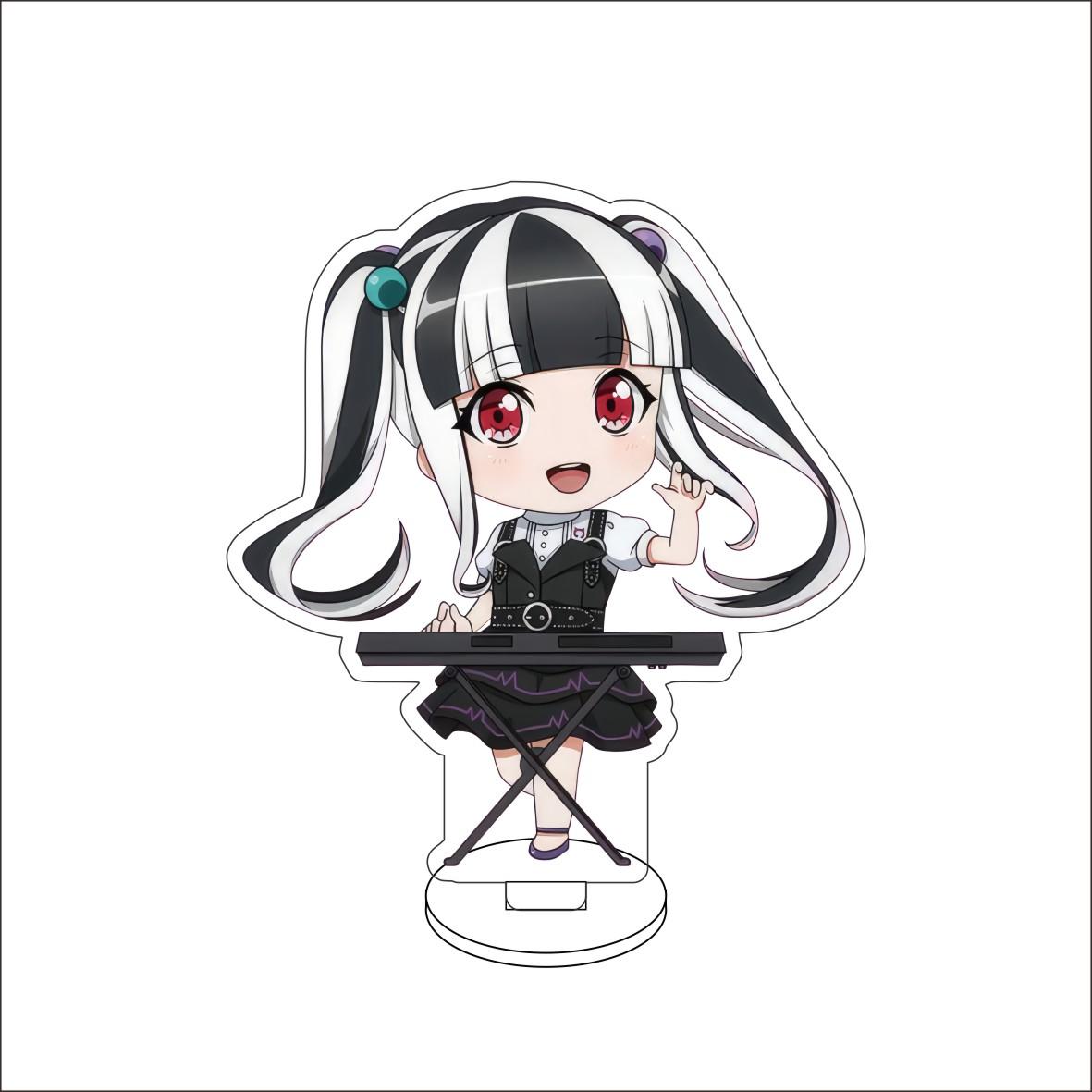 

10CM Anime BanG Dream! Figure Stand Model Tsukushi Futaba/Nanami Hiromachi/Mashiro Kurata Cute Desk Decor Standing Sign Gifts 10CM