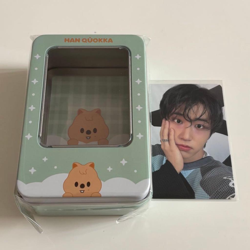 [USED] StrayKids Hunt Tin Case Offline Purchase Bonus Trading Card