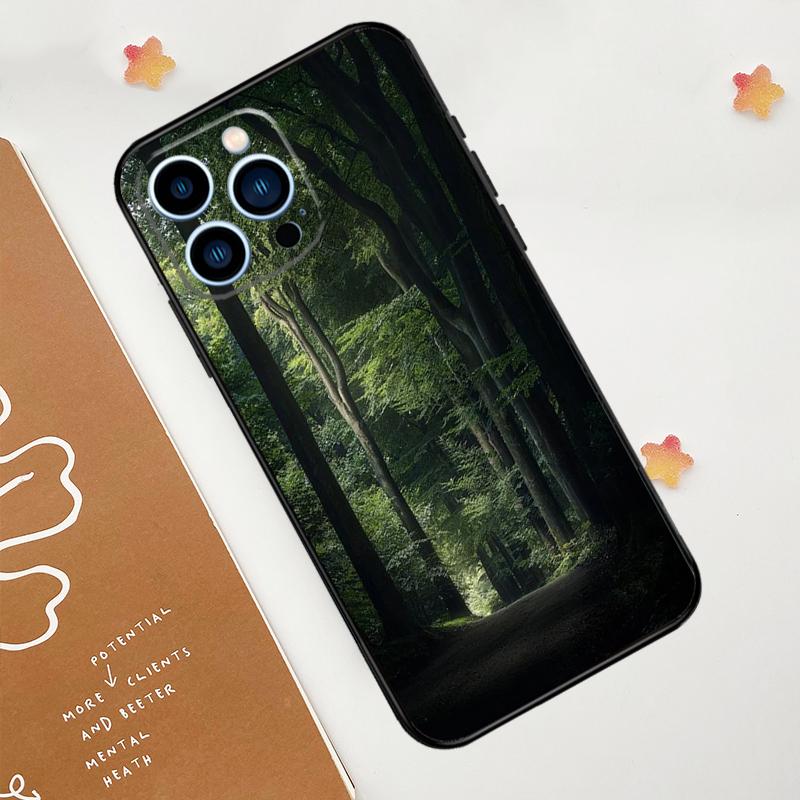 Beautiful Mountain Forest Nature Case For iPhone 11 12 13 14 15 16 Pro Max 15 16 Plus 13 12 Mini X XS XR Cover