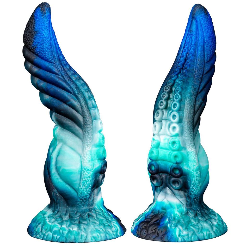 Alien Octopus Tentacle Anal Plug - Soft Silicone Flesh Expander for Men & Women