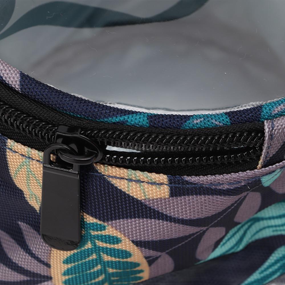 Oxford Fabric Yarn Storage Cylinder Type Knitting Tote Durable Yarn Organizer For Travel
