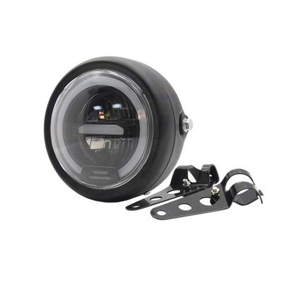 YIBO Retro Modifizierter Motorrad Scheinwerfer LED Tagfahrlicht Blende Scheinwerfer CG Ranger Longia V