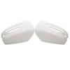 White Side Mirror Cap Covers For Mercedes Benz W212 W204 C E S Class W176 W246 C117 X156 X204 W221 C218 A B CLA GLA GLK Replace