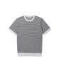 BRENTWOOD [Washable] Modern Striped Round Neck Sweater Brwam26551Whx