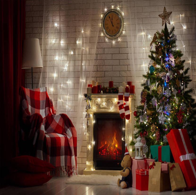 Photo Christmas Background Photography Backdrops Room Decoration Holiday