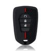 Silicone Car Key Case For Isuzu Dmax D-Max Mux     D-Max Mu-X 3.0 Mux 3 Buttons Key Cover Shell Protector