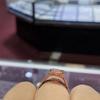 New Temperament Sweet Rose Gold Color Rings for Women Simple Stylish Design Lady Wedding Party Rings Love Gift Trendy Jewelry
