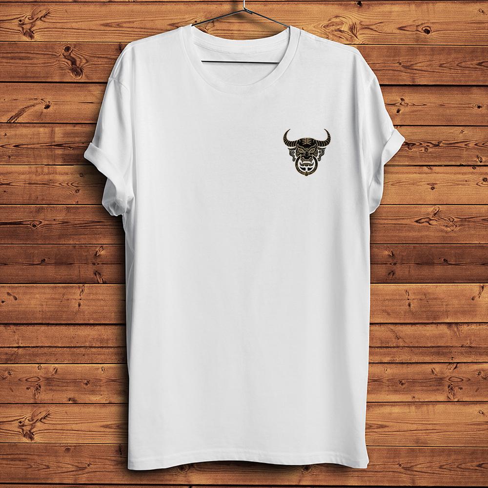 Chinese Ancient Guardian TotemCattle Head Knockerholde Funny Vintage TShirtCasual Unisex Tshirtnocracking Breathable Print