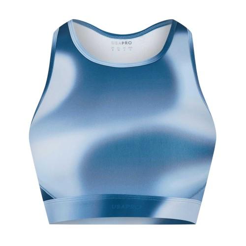 USA Pro Womens/Ladies Core Ombre Sports Bra