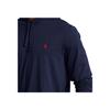 Polo Ralph Lauren Logo Haftowane Drukowane Bluza z Kapturem z Długim Rękawem Męska bluza Granatowo-Niebieska 710847203-028