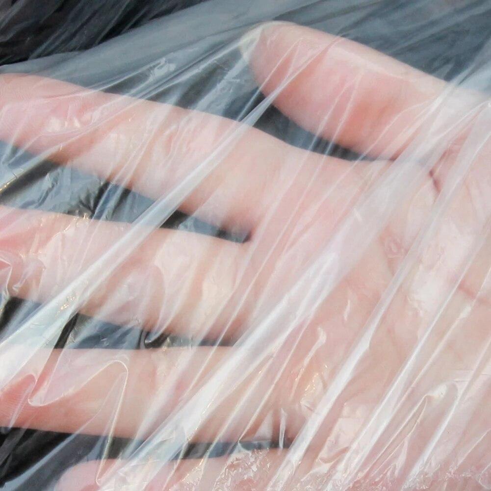 Universal Clear Car Cover Wth Elastic Band PE Plastics Clear Full Car Protective Shield Auto Vehicle Car Covers With Elastic