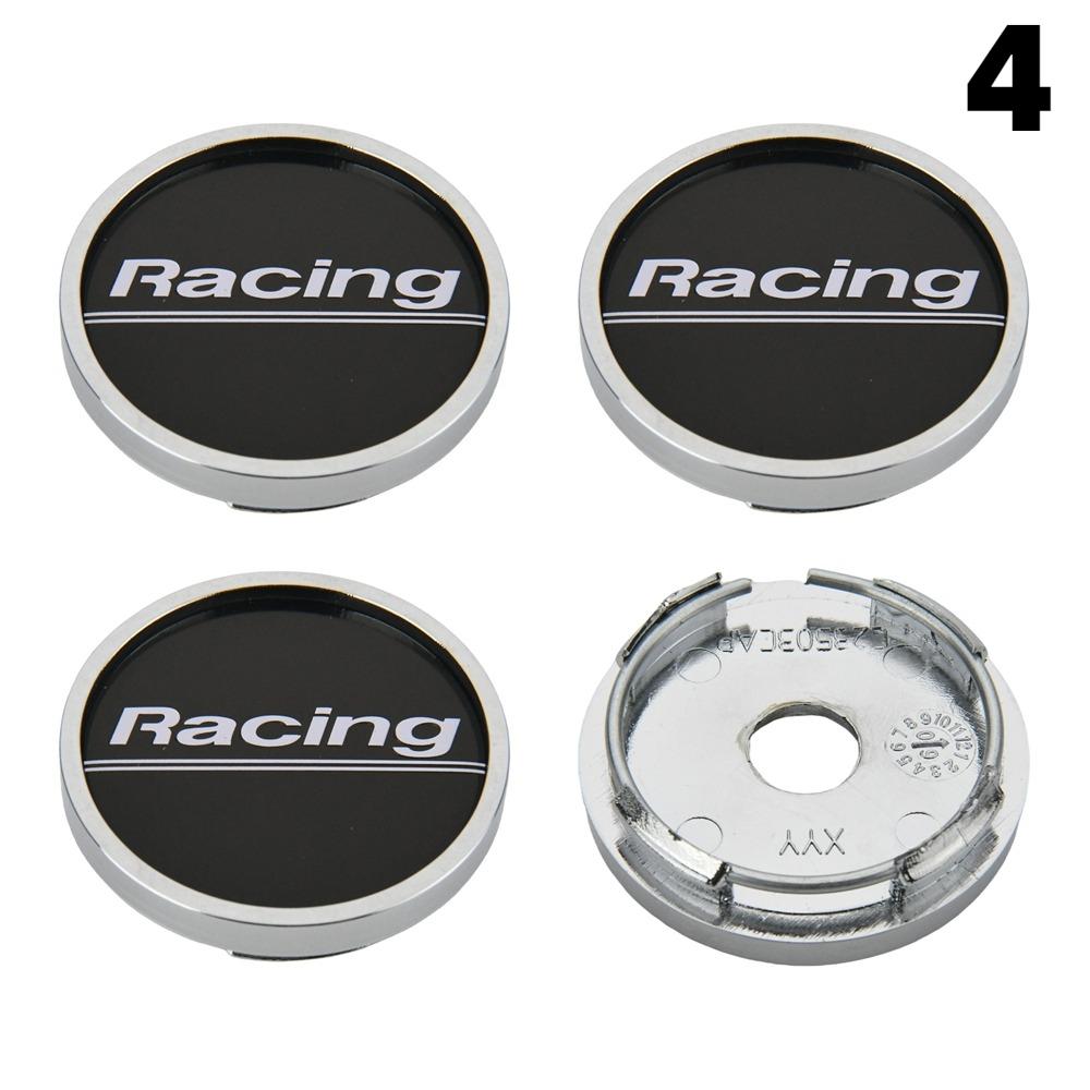 1 Set / 4 Pezzi Tappo OD 50MM / ID 45MM Per Cerchi SPORT X-TUNING SPEED RACING POWER Logo Coprimozzo Ruota Coprimozzo Ruota Auto Sportiva