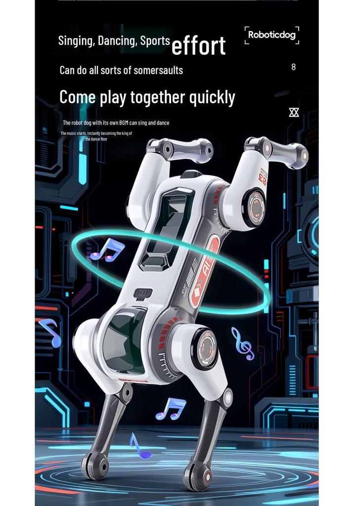 Yushu Bionic AI Robot Dog: Intelligent Remote-Controlled Pet with Somersault Ability