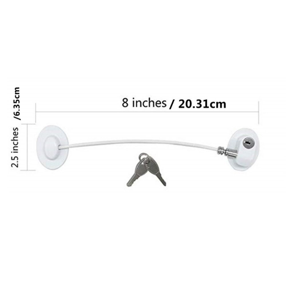 Edelstahl-Kabel Baby-Sicherheitsschloss Ohne Bohren Selbstklebend Kindersicher Schloss Schutz Starke Befestigung