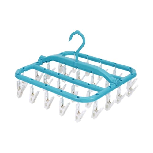 LEC Super Small Item Drying Hanger with 26 Clothes Pinch W-432
