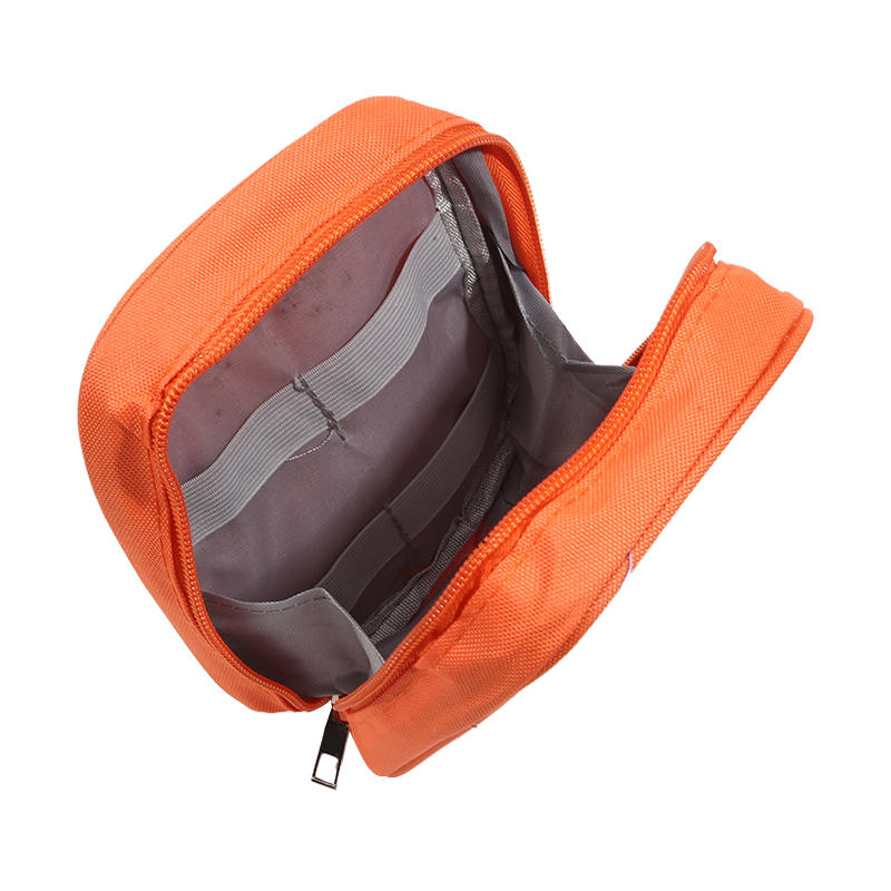 Travel Digital Accessories Storage Pouch Compact Data Cable Carrying Case Organizer Zipper Pouch for Earphone Power Bank