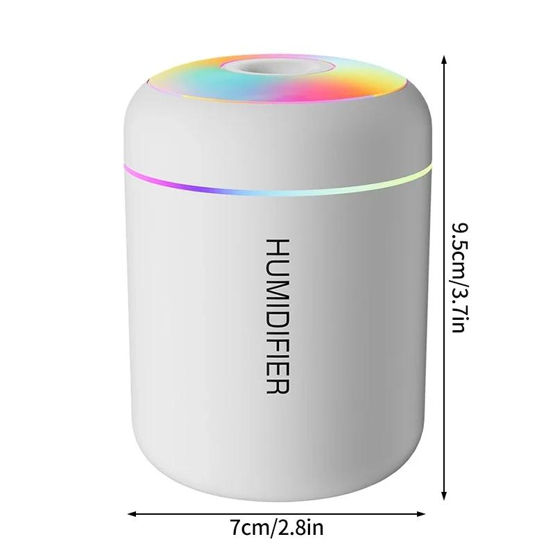 180ML Mini Air Humidifier USB Electric Aroma Diffuser Essential Oil Purifier Aromatherapy Mist Maker Lights for Car Home Bedroom