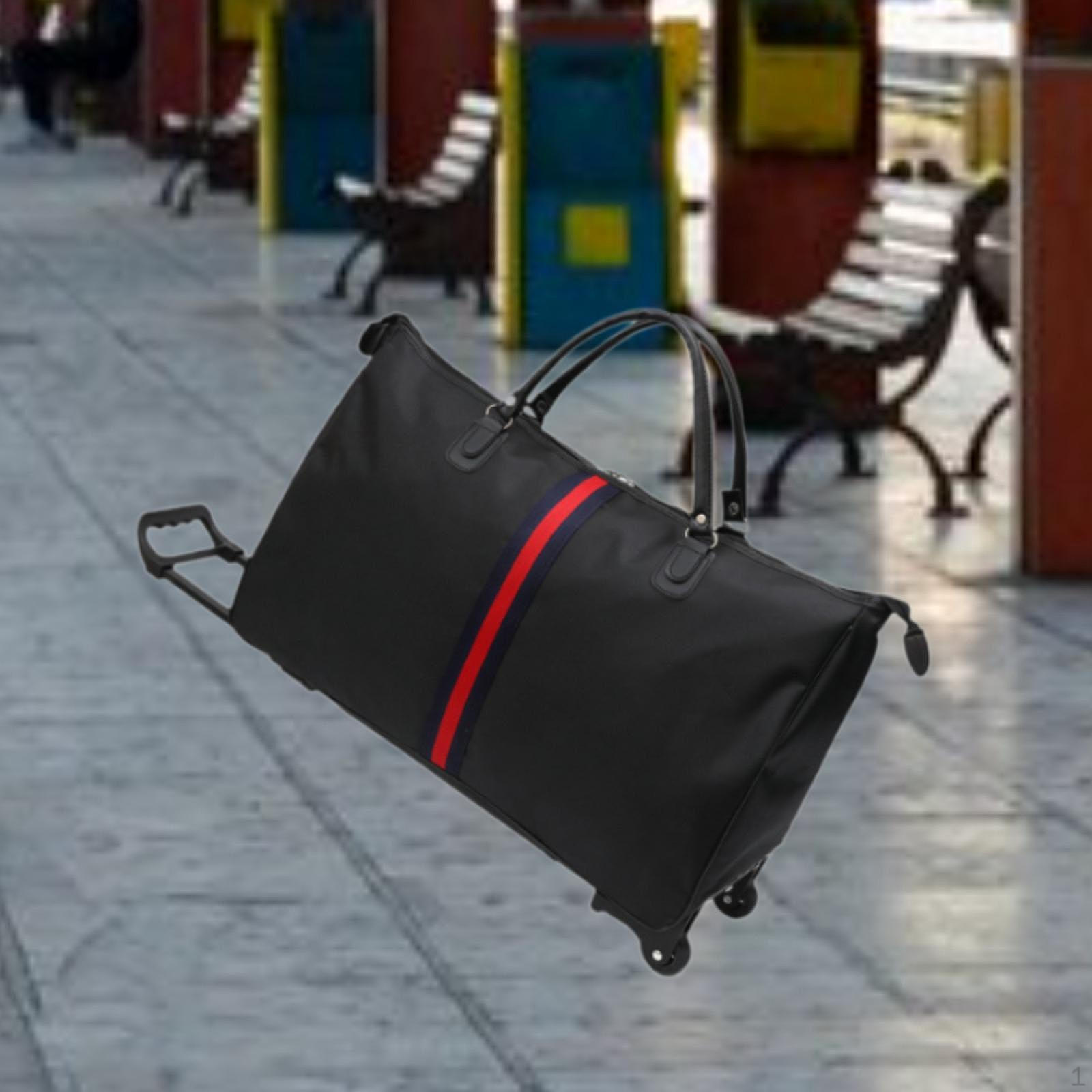 

Дорожная сумка на колесах, сложенный чемодан для выходного дня, деловых поездок 50 cmx22 cmx35 cm