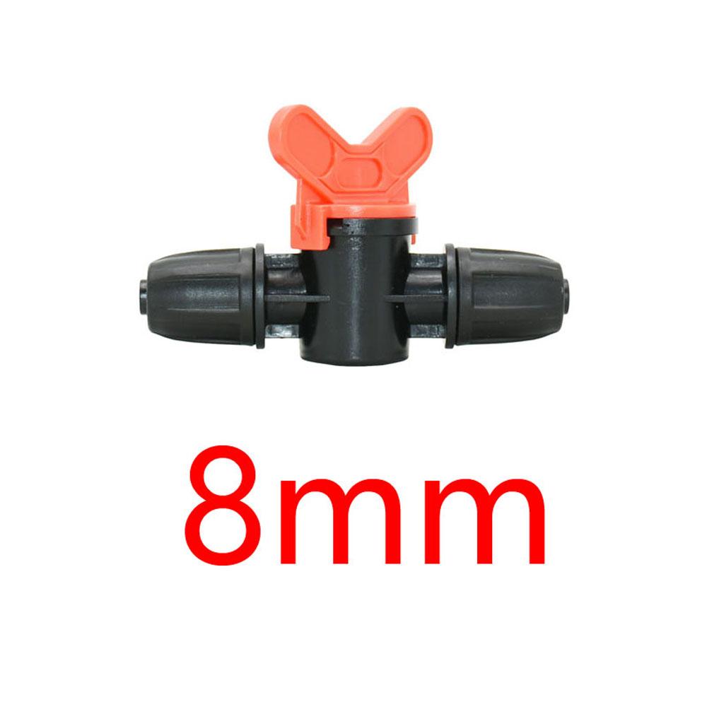 16mm X 4mm PE Pipe Connector Tee Elbow End Plug Lock Nuts Water Coupling Garden 1/2'' Pipe  Garden Hose Fittings