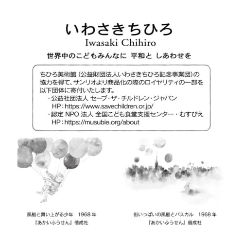 Sanrio Message Card Chihiro Iwasaki Multipurpose Card Balloon and Soaring Boy Greeting Card Can Be Shipped Overseas MU123-2 SANRIO 831964
