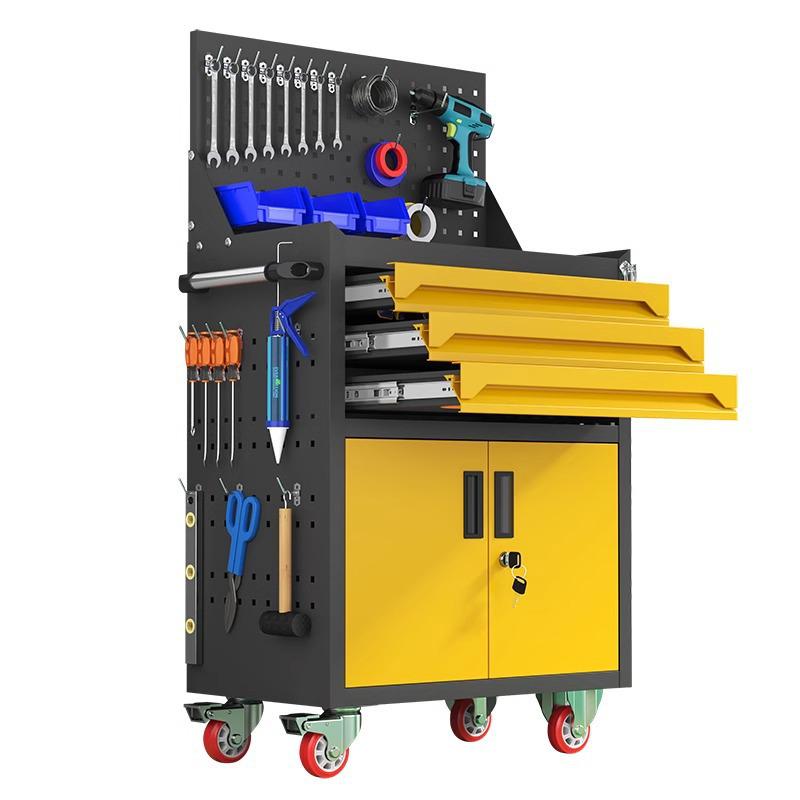 Heavy Duty Mobile Tool Cart with Drawers - Workshop Repair Trolley