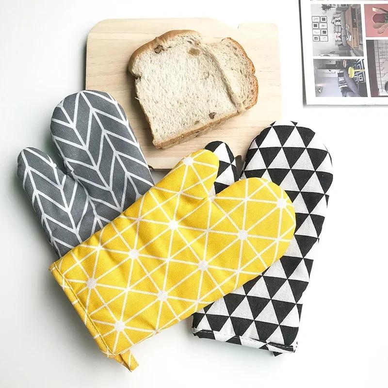 Anti-scalding, High Temperature Resistant, Insulation Gloves, Insulation Pad, Kitchen Baking Oven Gloves, Microwave Oven Gloves