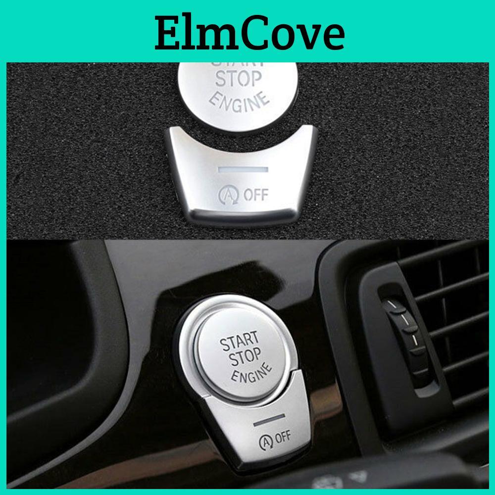Start 2x Engine Chrome Stop Push Switch Button Cover For Bmw 5series F10 F07