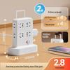 Multi-functional Vertical USB Power Strip with Night Light