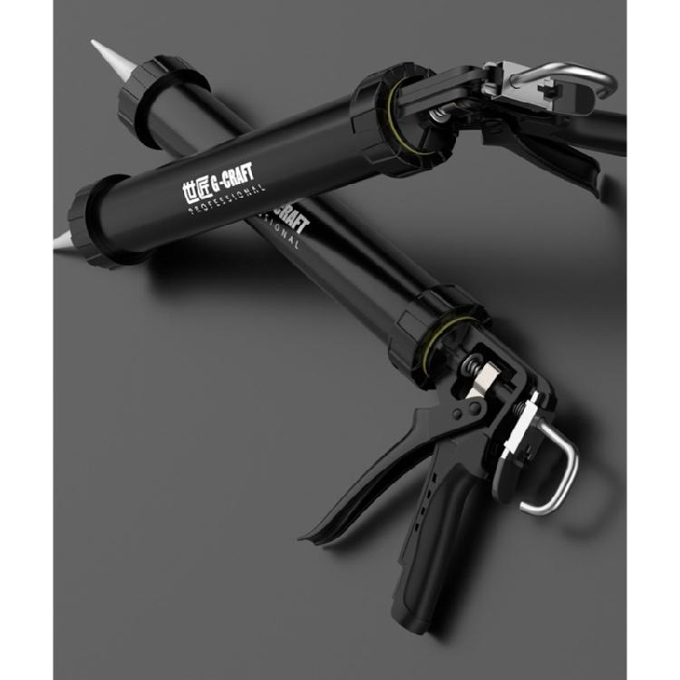 Efficient 500/600ml Glass Glues Guns for Bonding Needs Heavy Duty Caulk Guns